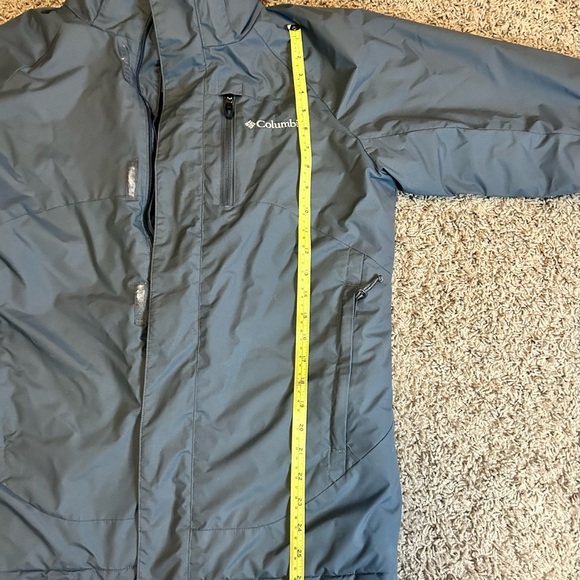 Men’s insulated grey winter Columbia jacket size medium size small - Picture 9 of 16